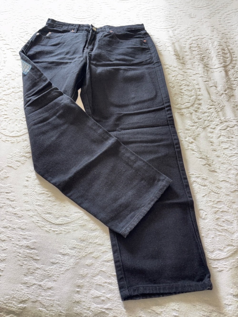 Guess Vintage Women’s Black Jeans - Classic Straight Fit BNWT 32 Short